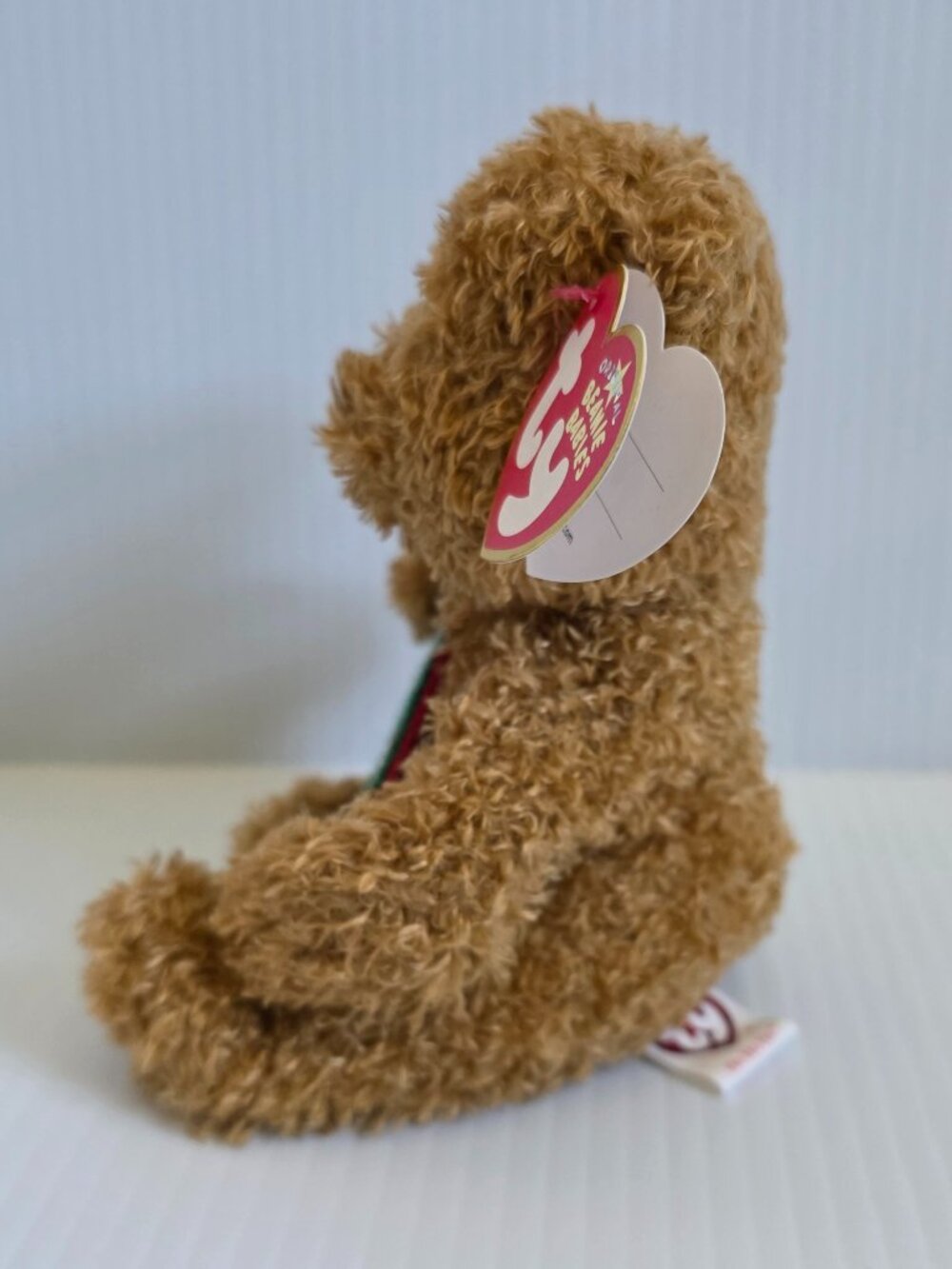 NWT Ty Beanie Babie Bear, Christmas Theme - Picture 3 of 5